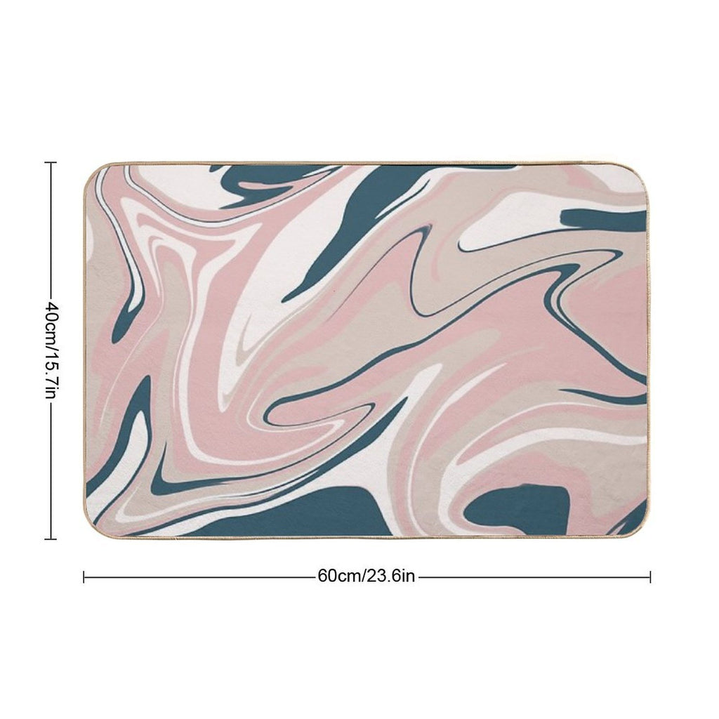 Liquid Marble  Long-Lasting Bath Mat