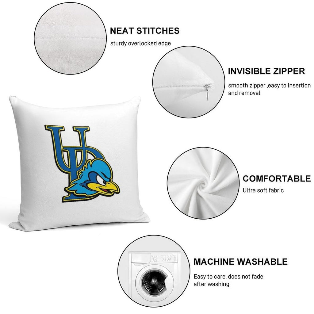 University of Deleware Soft Anti-Pilling Throw Pillow