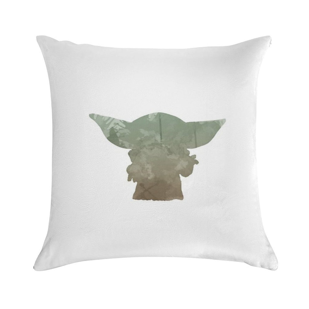 Baby Inspired Silhouette Soft Shrink-Resistant Throw Pillow