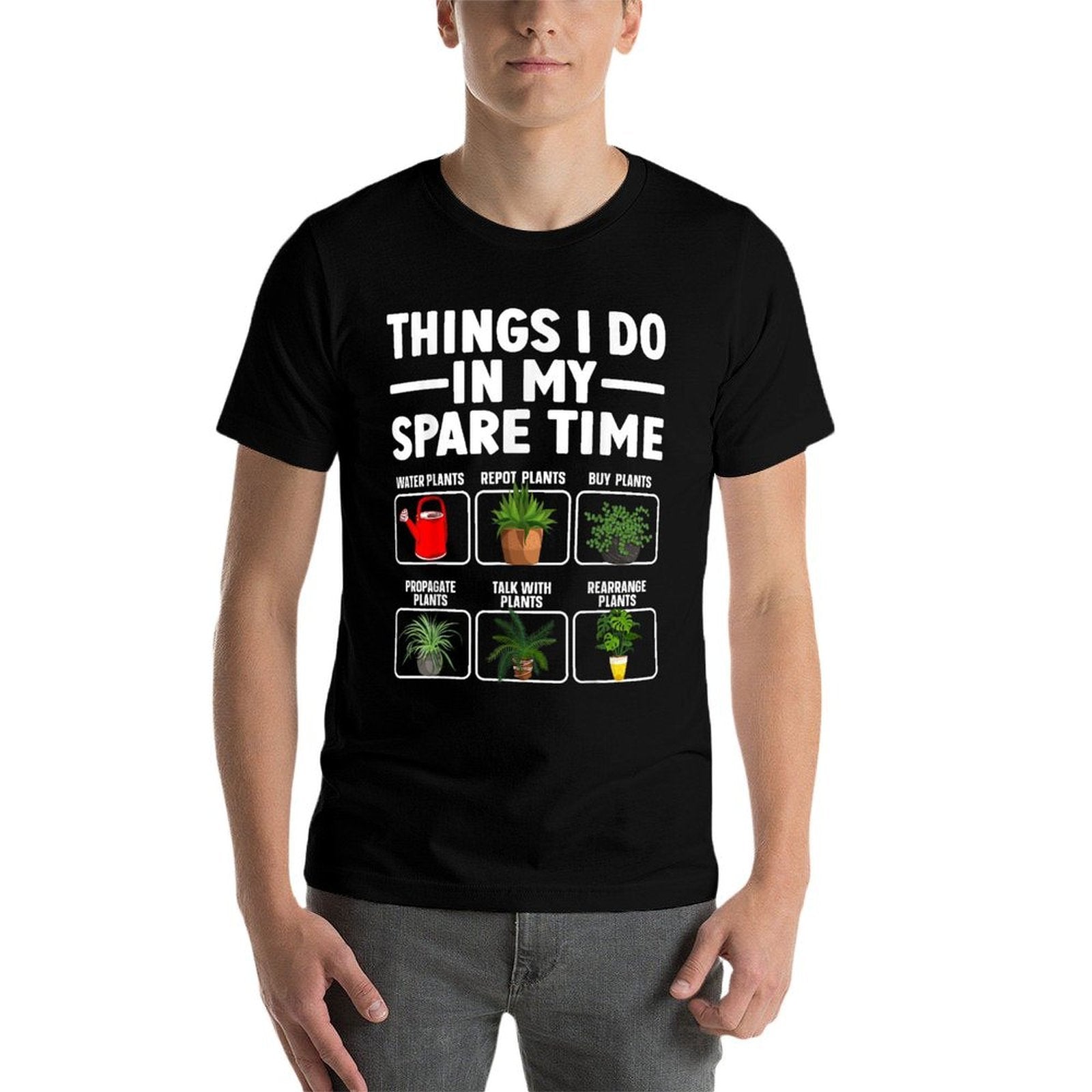 Funny Plant Art For Men Women Gardener Plant Lover Gardening  Slim-fit Cut T-Shirt