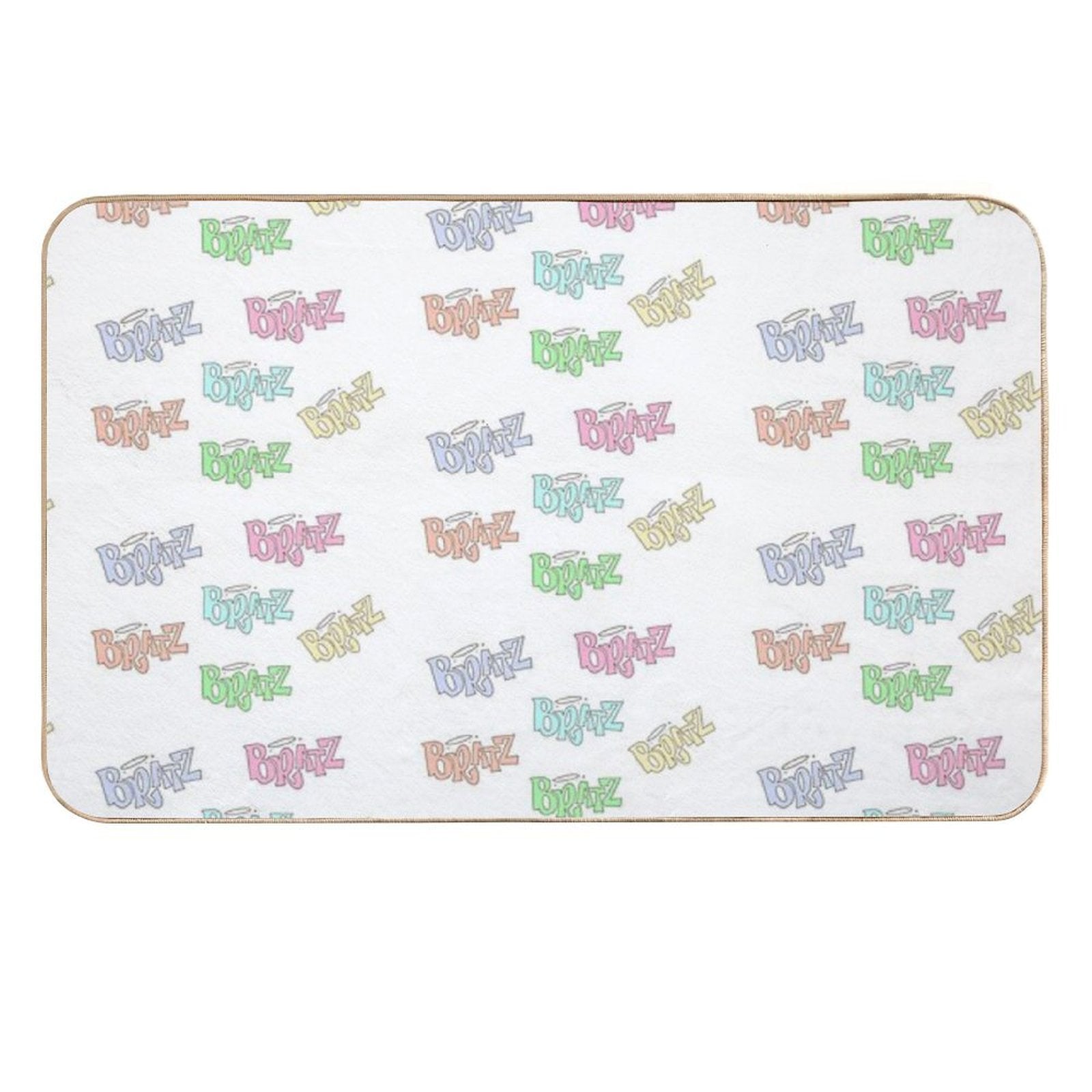 Pastel Coloured Bratz Logo Sticker Pack  Pet-Safe Bath Mat