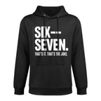 Six Seven Energy – Minimal Meme Typography Easy Care Hoodie
