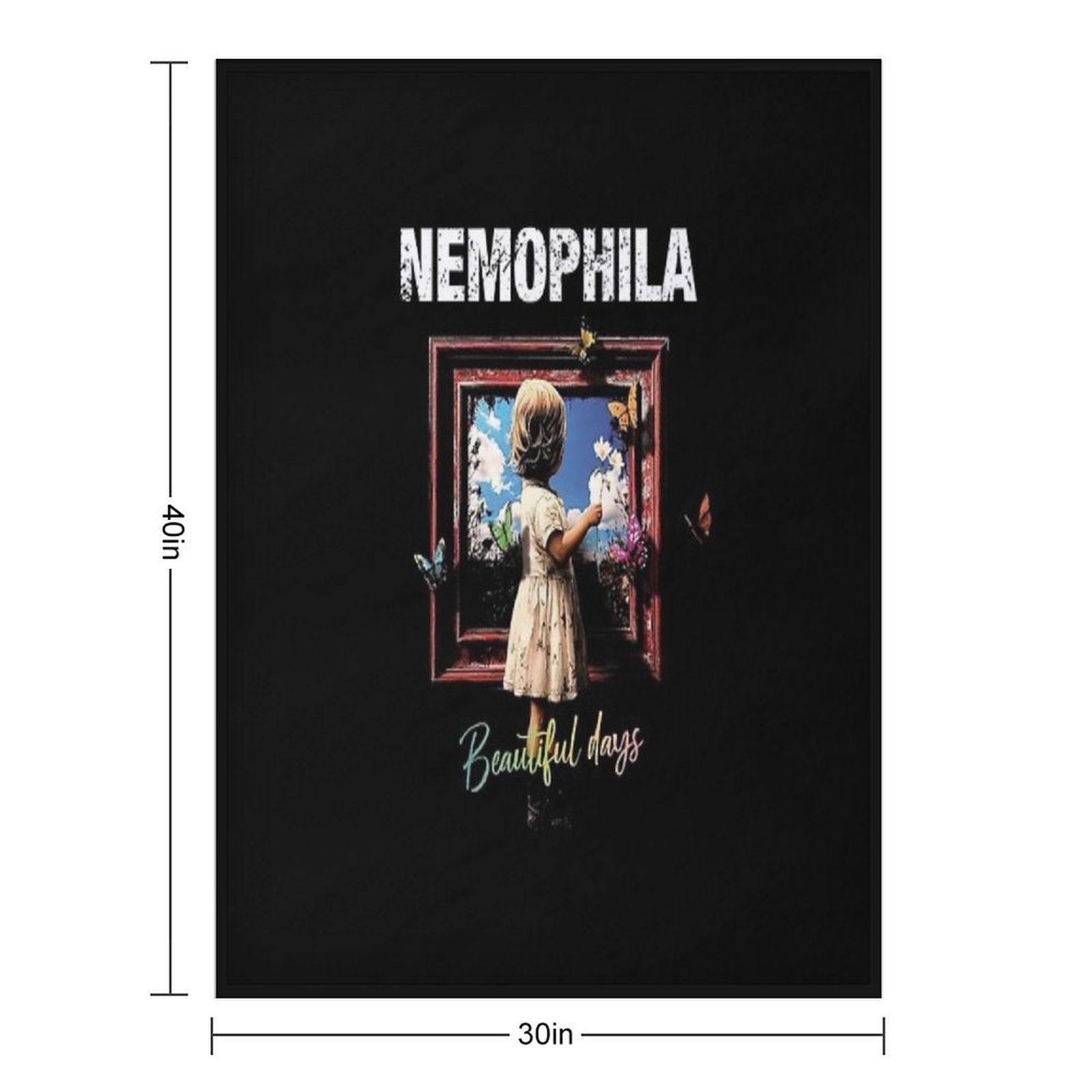 Nemophila Beautiful Days All-season Throw Blanket