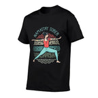 NAMASTAY SOBER Sobriety Yoga Pose Namaste Tattoos Meme  Fade-proof Color T-Shirt