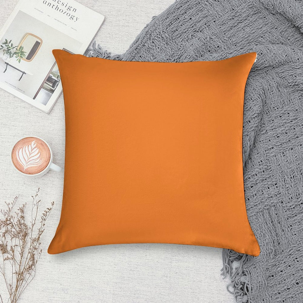 Papaya Soft Washable Throw Pillow