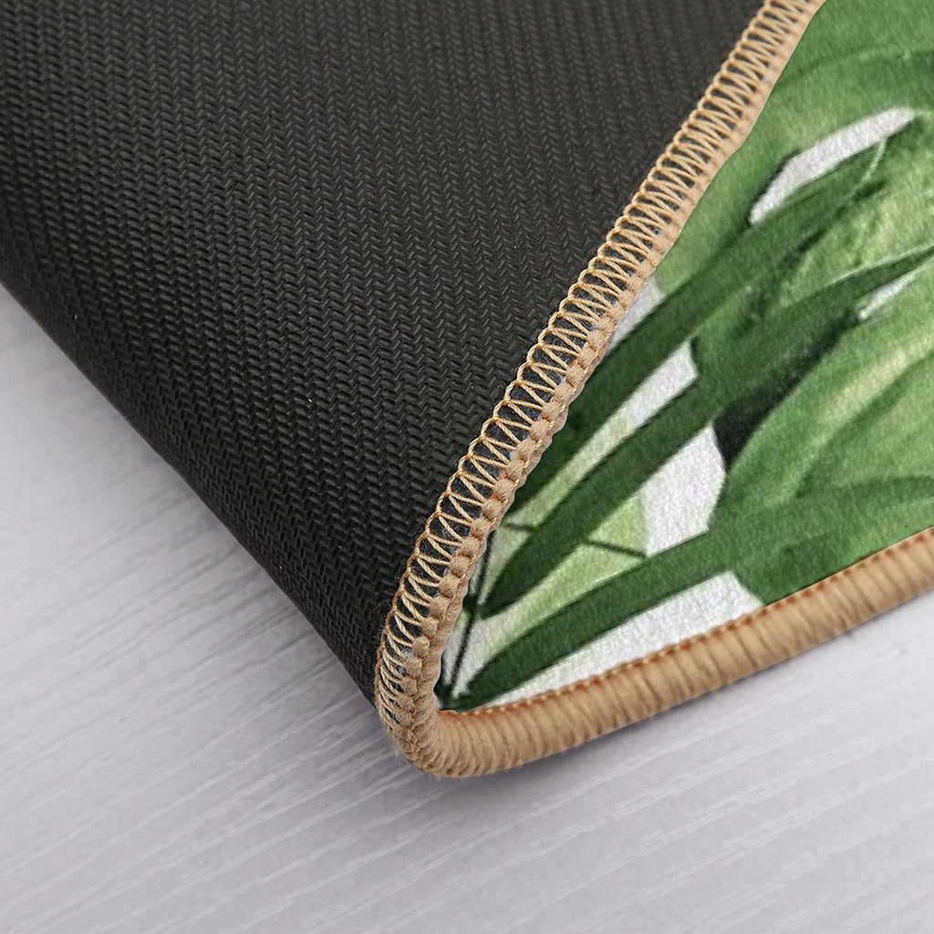 Tropical Jungle Leaves Pattern #12 #tropical #decor #art  Stain-Proof Bath Mat