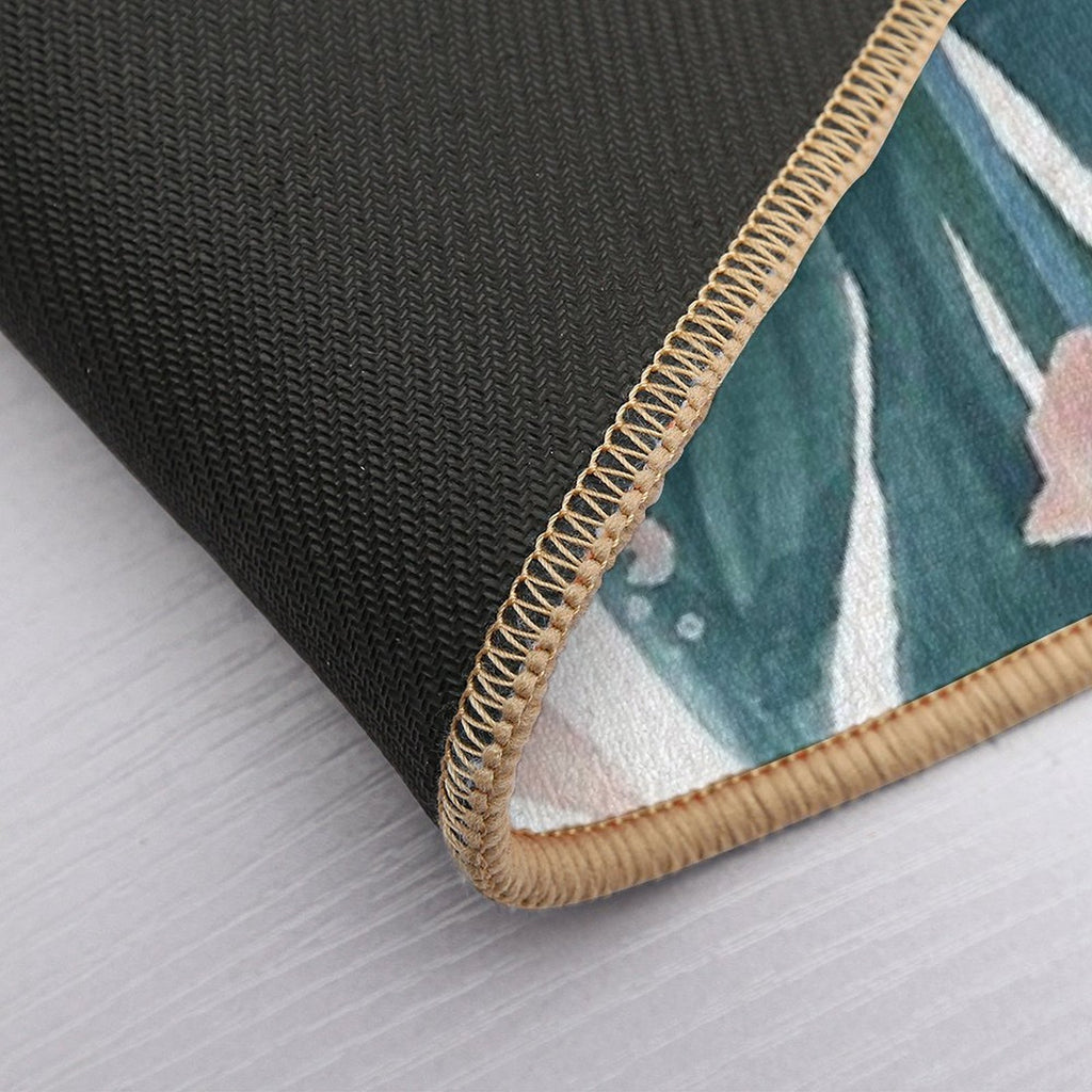 Floral Pattern  Non-Slip Bath Mat