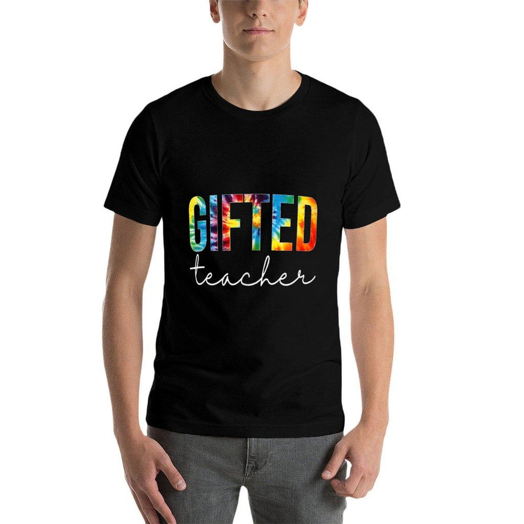 Gifted Teacher Women Tie Dye Back To School Appreciation Day  Relaxed-fit T-Shirt