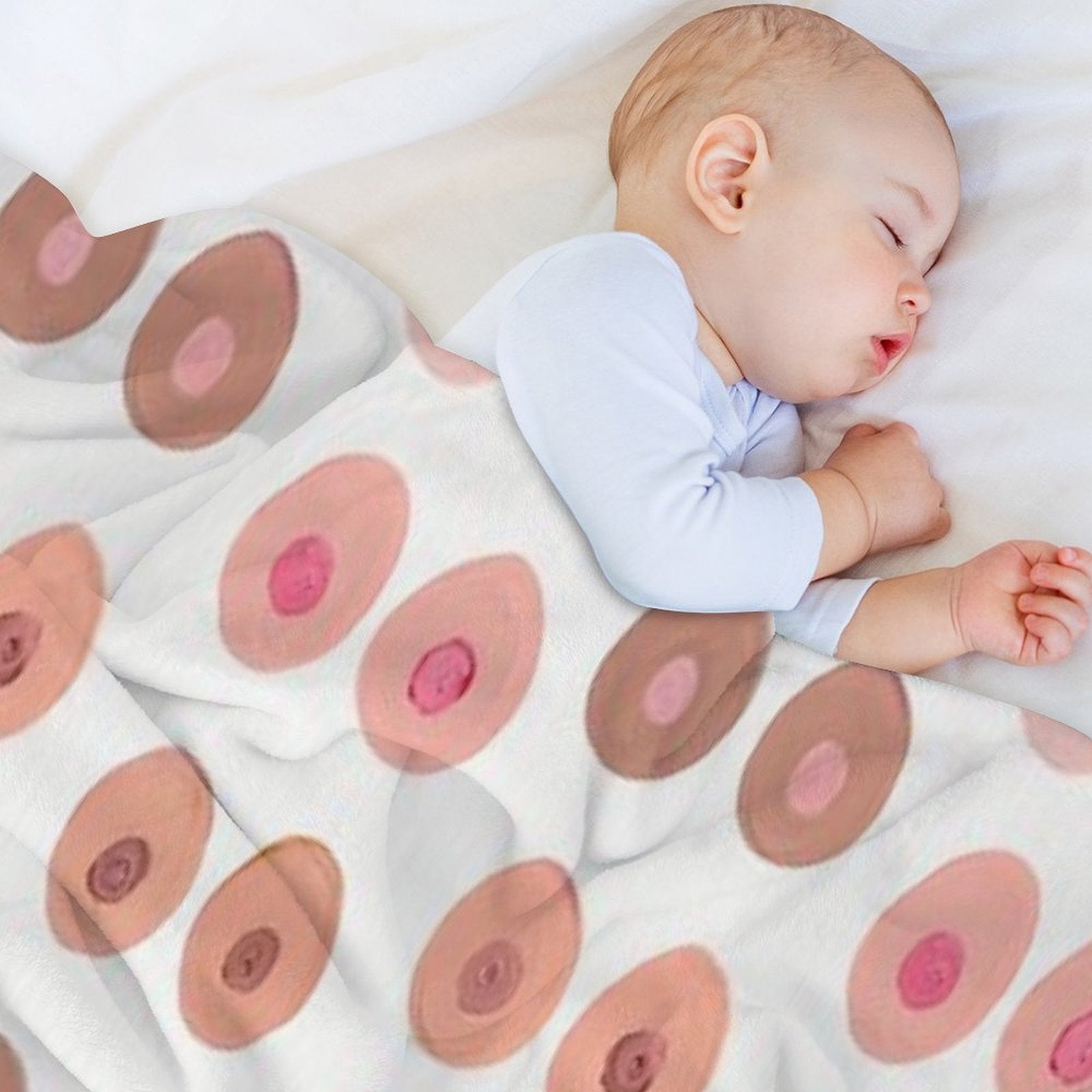 Boobs Anti-pilling Throw Blanket