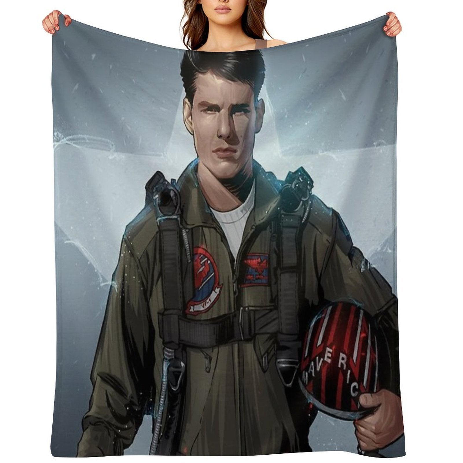 TOP GUN Anti-pilling Throw Blanket