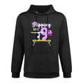 9th Gymnastics Birthday Party Nine Year Old Gymnast Girl Versatile Streetwear Hoodie
