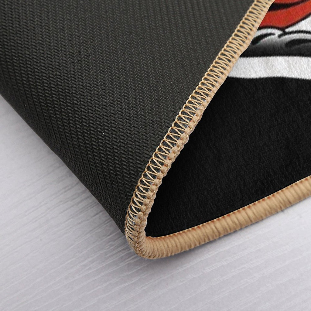 Snake Traditional Tattoo Flash  Pet-Safe Bath Mat