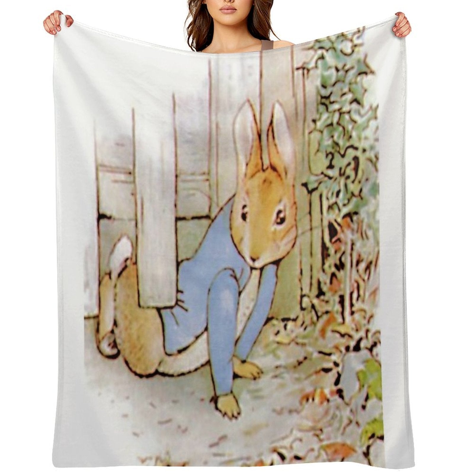 Beatrix Potter - Peter Rabbit Escapes Travel-friendly Throw Blanket