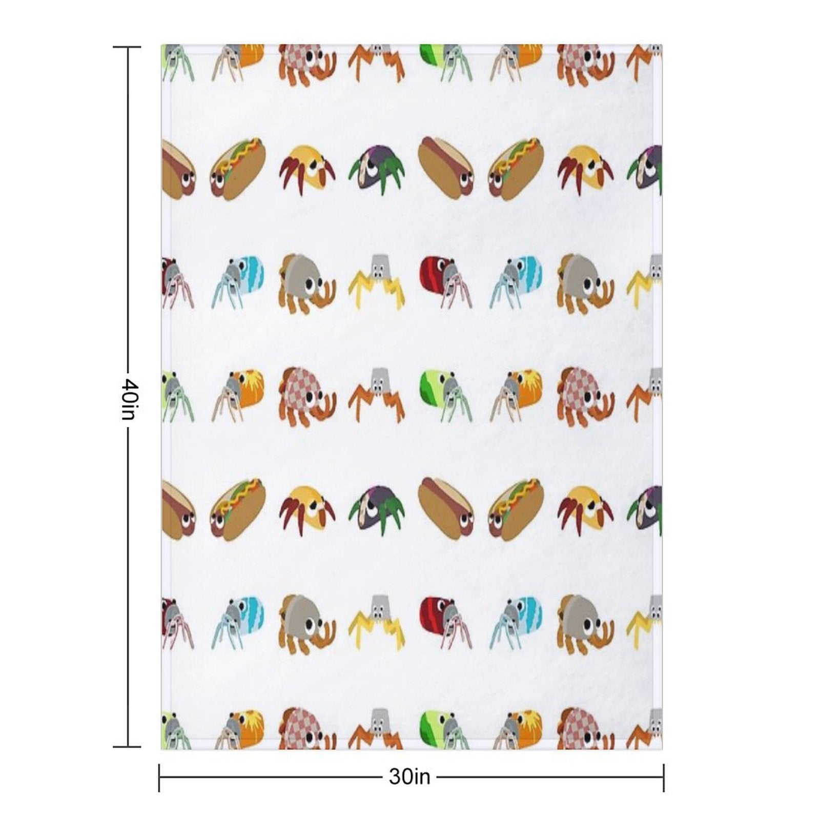 Bugsnax - Fast Food Pack All-season Throw Blanket