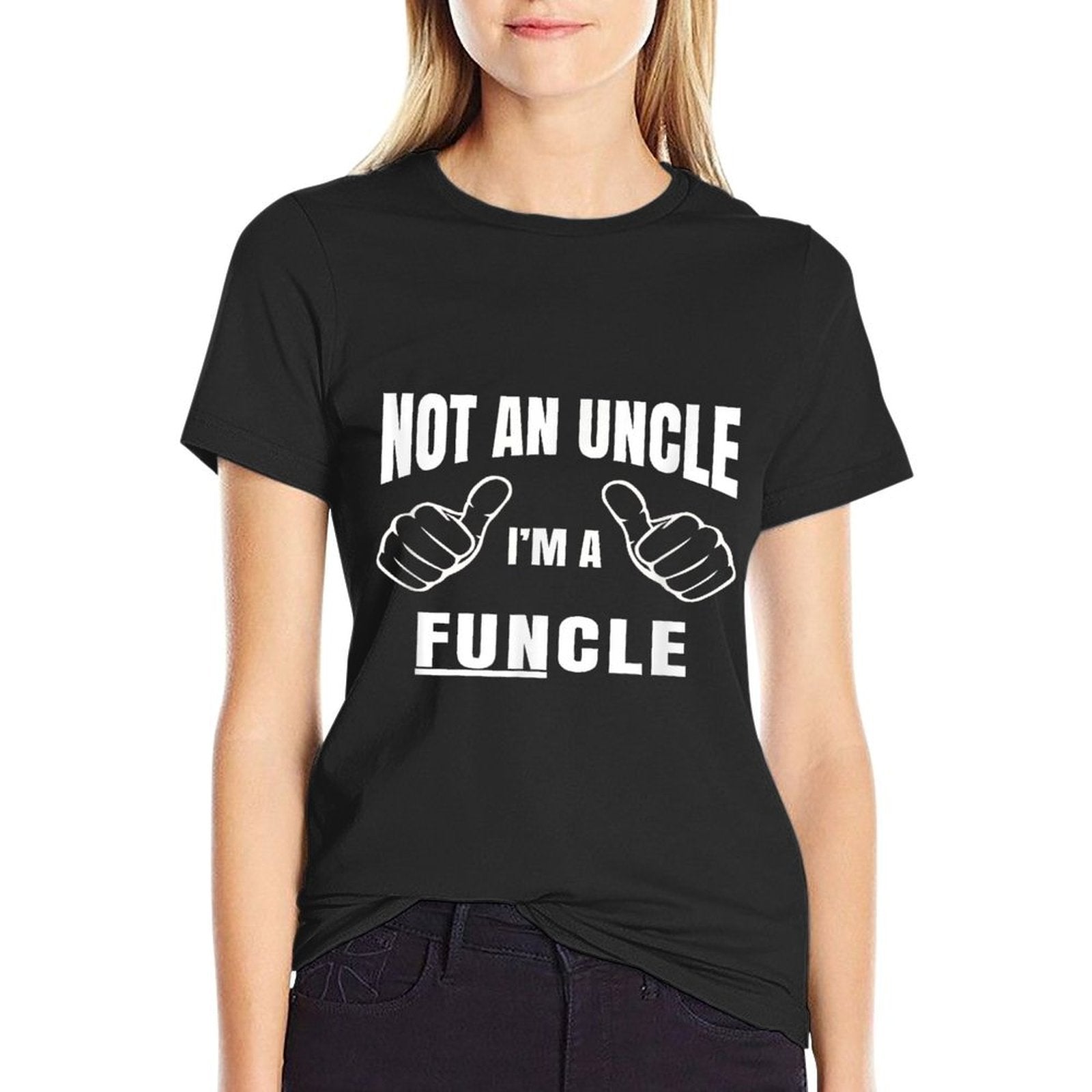 Mens Not An Uncle Im A Funcle- Uncle T Gift  Polyester Blend T-Shirt