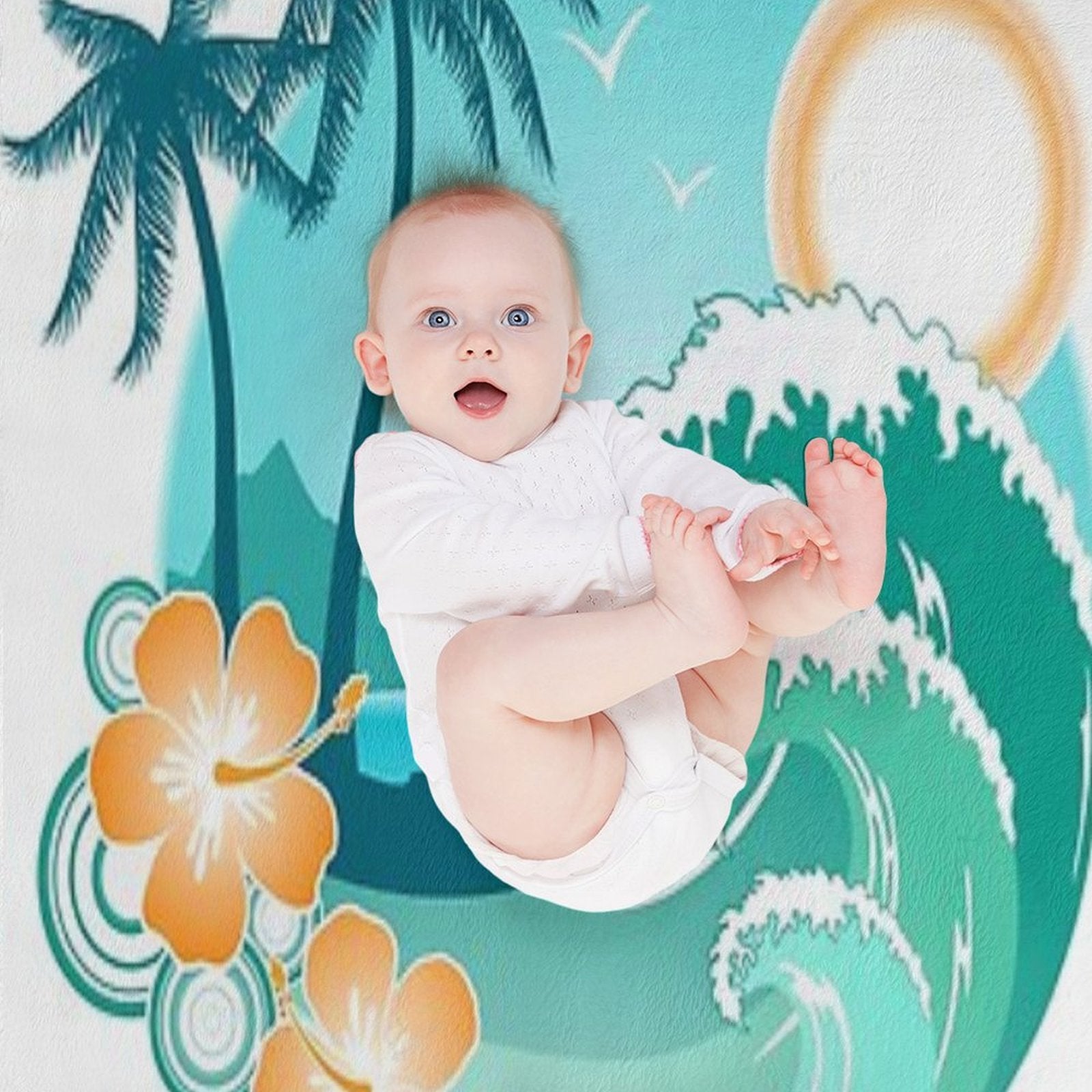 Hawaiian Island Comfort Throw Blanket