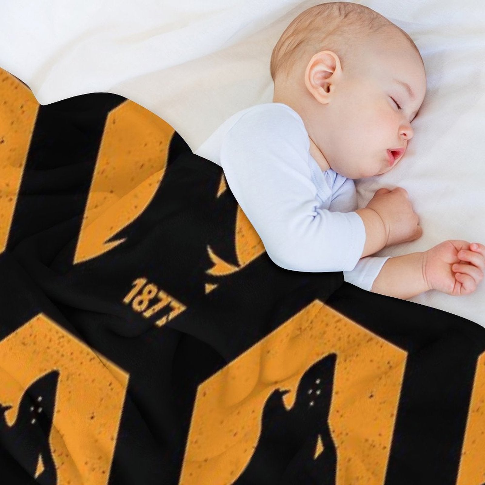 1877 Gold Anti-pilling Throw Blanket