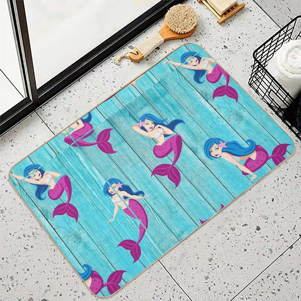 Mermaid Vibes 2  Long-Lasting Bath Mat