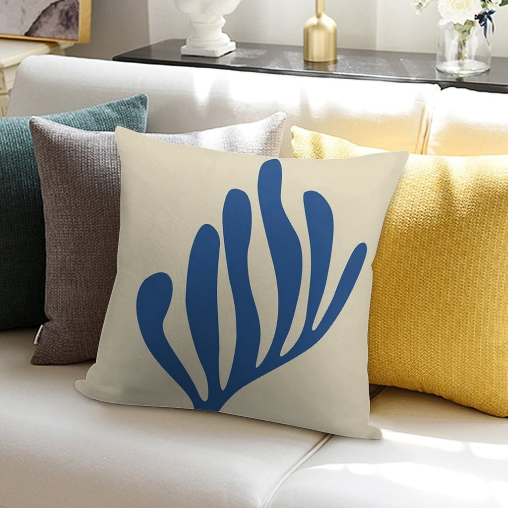 Henri Matisse - The Cutouts - Blue - Matisse Exhibition Soft Style Accent Throw Pillow