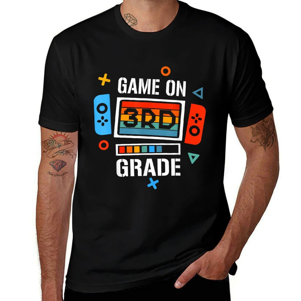 Back To School Game On 3rd Grade Funny Gamer Kids Boys  Odor-resistant T-Shirt
