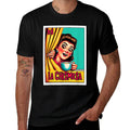 Mexican Lottery Designs Mexican La Chismosa Parody Lottery  Moisture-wicking T-Shirt