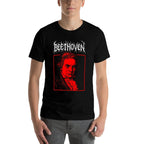 Beethoven Death Metal, Goth Classical Music Composer Meme  Affordable Price T-Shirt