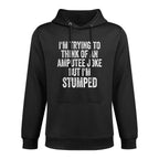 Im Stumped Amputee Joke Missing A Leg Humor Prosthetic Machine Washable Hoodie