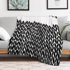 Missing Knit Plush Throw Blanket