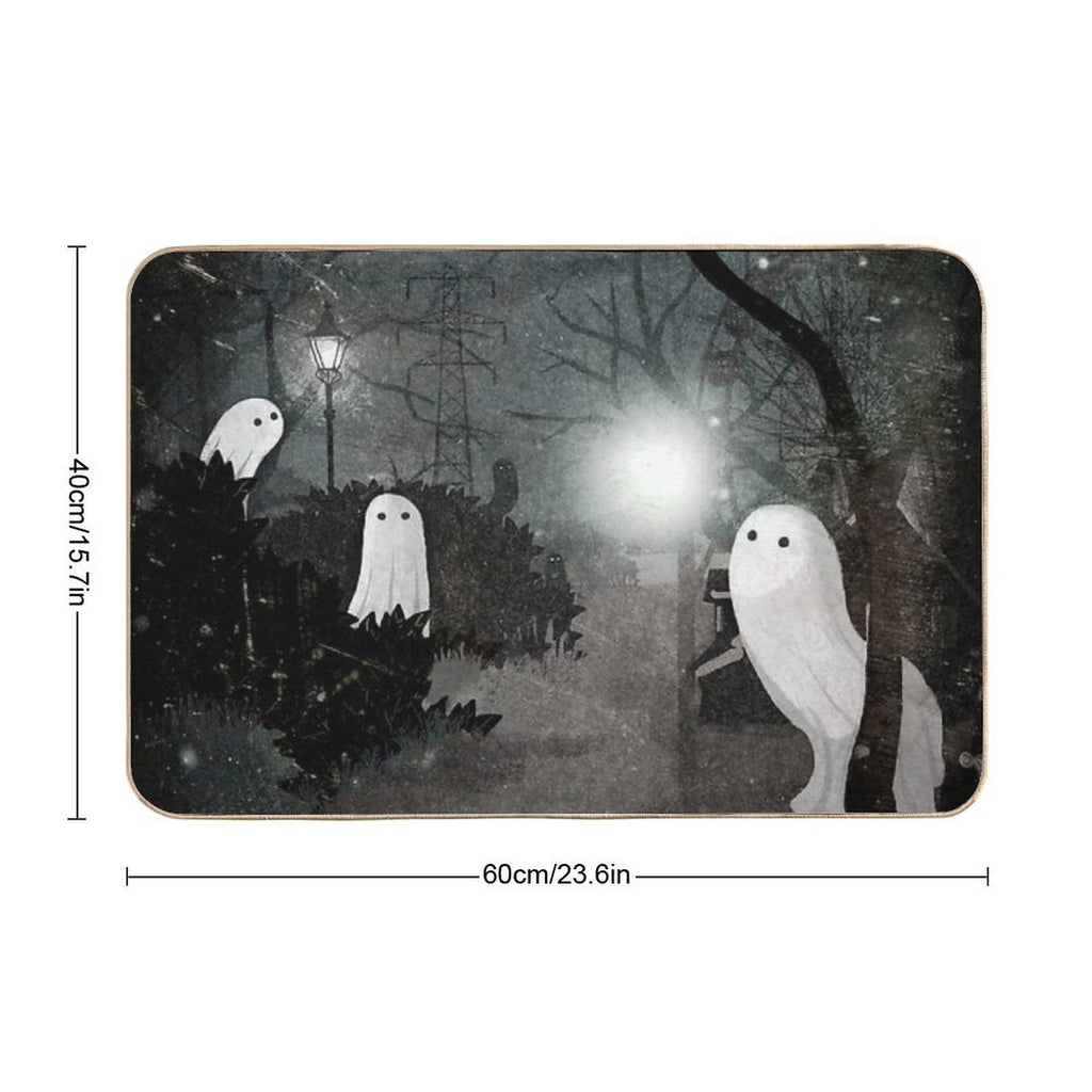 Twilight Ghosts  Rapid-Drying Bath Mat