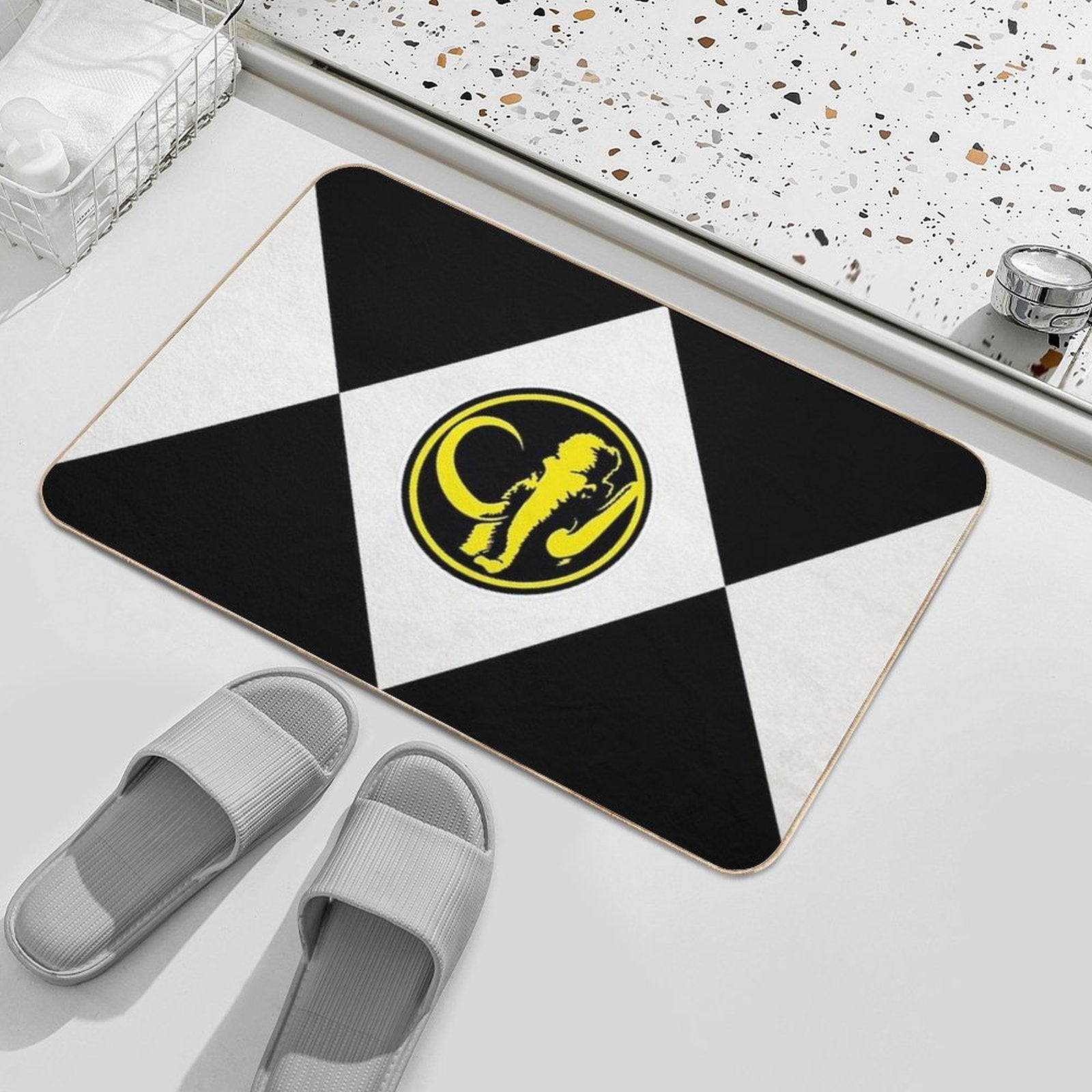 Mastodon Dinozord  Absorbent Bath Mat
