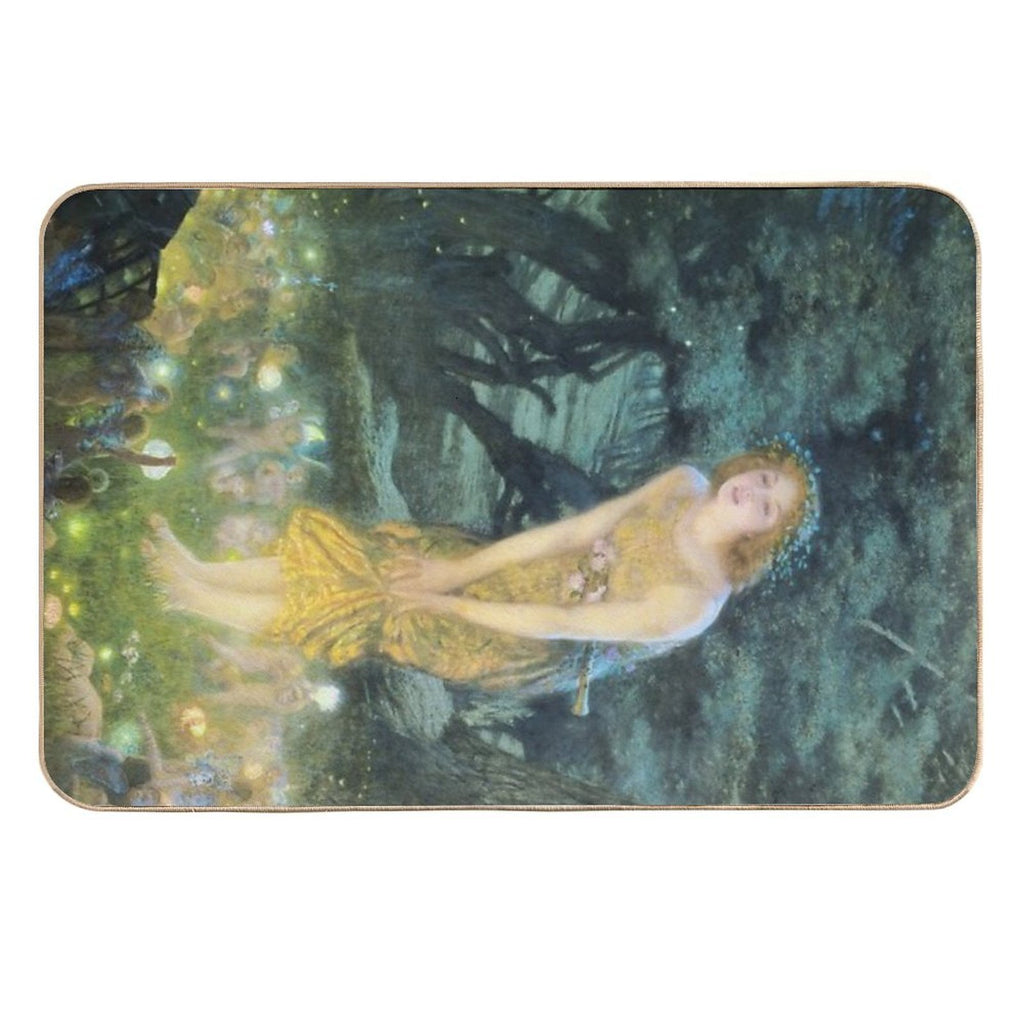Midsummer Eve Edward Robert Hughes  Multi-Purpose Bath Mat