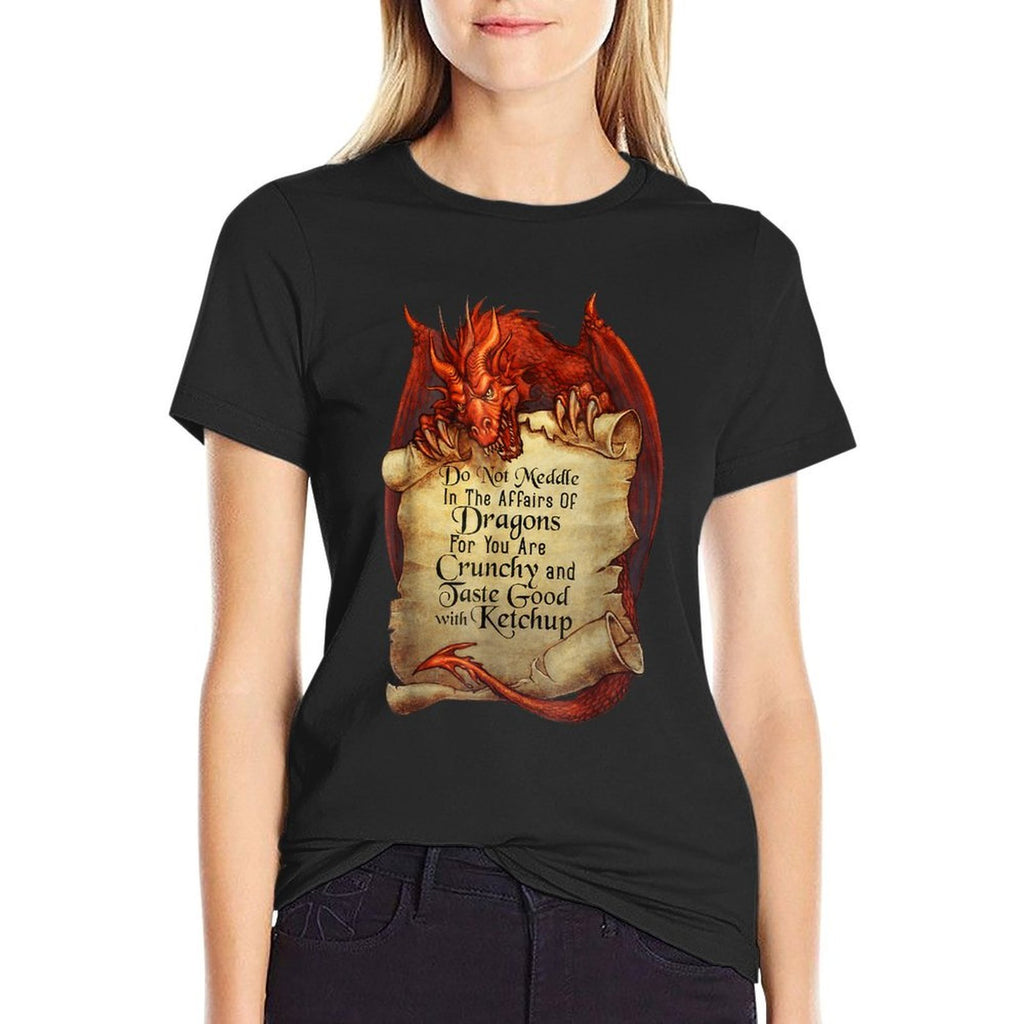 Do Not Meddle In The Affairs Of Dragons For You Are Crunchy  Classic T-Shirt