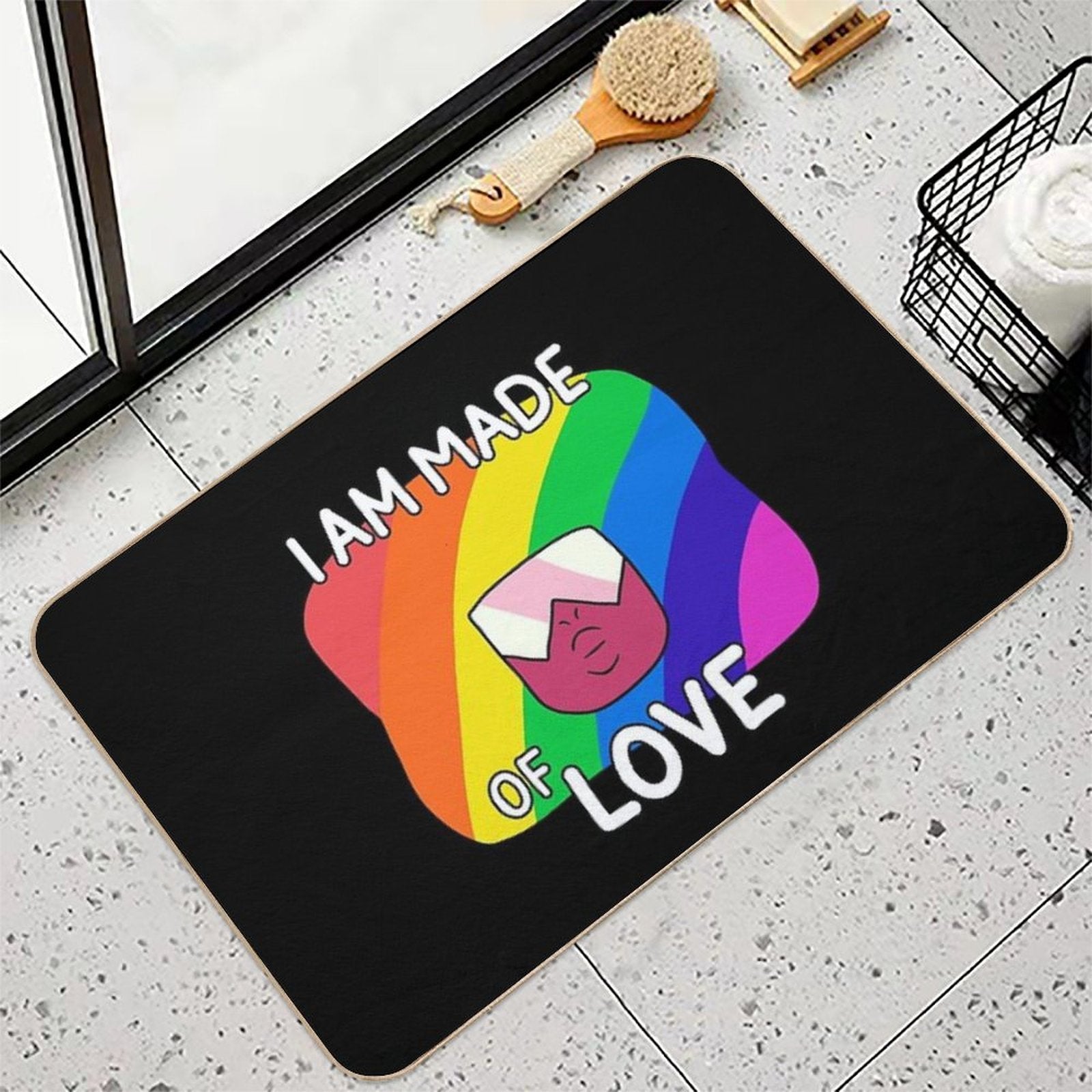 Garnet - Steven Universe  Rapid-Drying Bath Mat