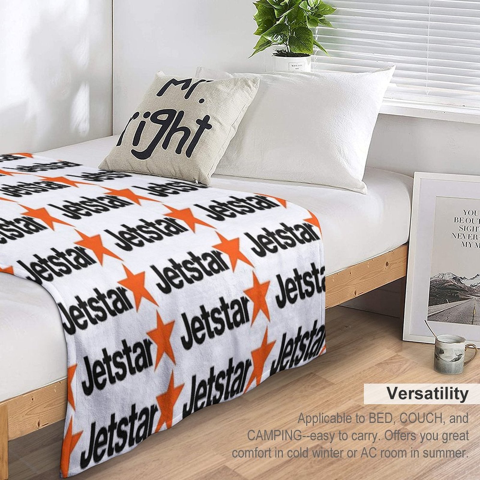 Jetstar Sustainable Throw Blanket