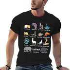 Animals Of The World - Rare Exotic Animals Funny Memes Gift Premium  Trendy Pattern T-Shirt