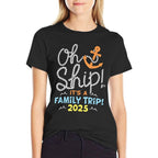 Oh Ship Its A Family Trip 2025, Matching Family 2025 Cruise  Relaxed-fit T-Shirt