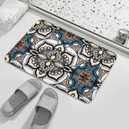 Vintage Mandala Patterns, Spiritual Patterns, Pattern for Meditating People, Cool And Vintage Patterns  Anti-Trip Bath Mat