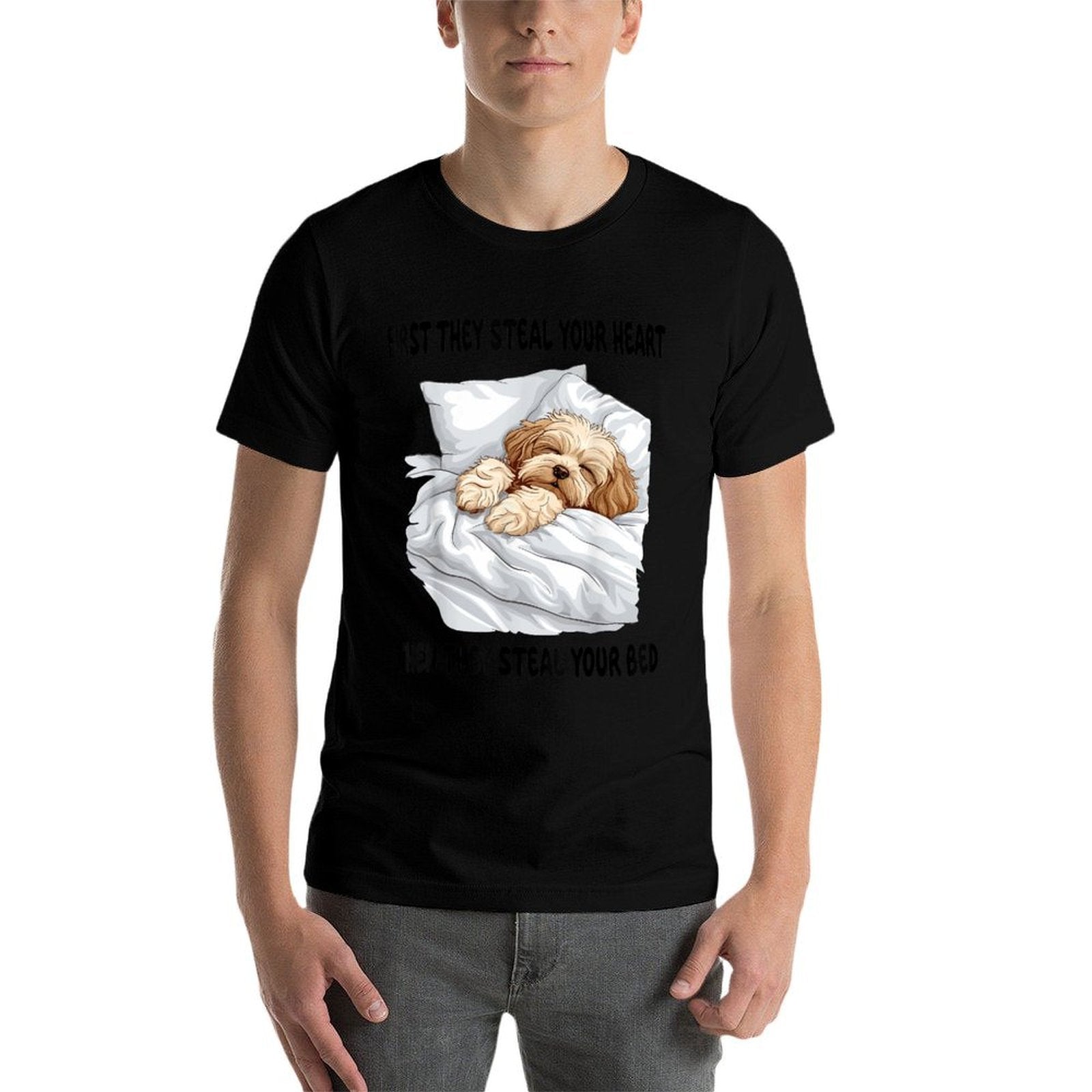 Havanese Sleeping Pajamas Nightgown  Vintage-inspired T-Shirt