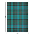 Munster Irish Tartan Plush Throw Blanket