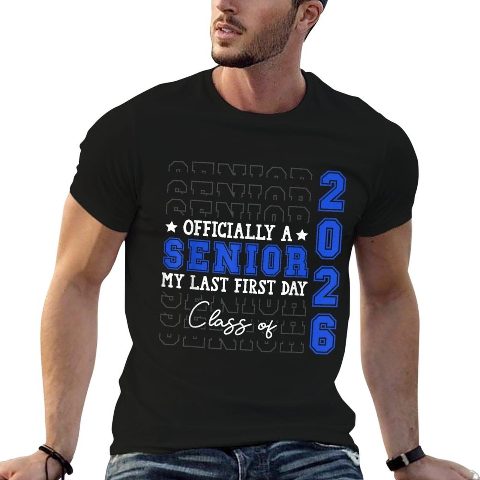 Officially A Senior 2026 My Last First Day Class of 2026  Breathable T-Shirt