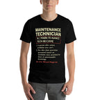Funny Mechanic Maintenance Technician Definition Dictionary  Odor-resistant T-Shirt