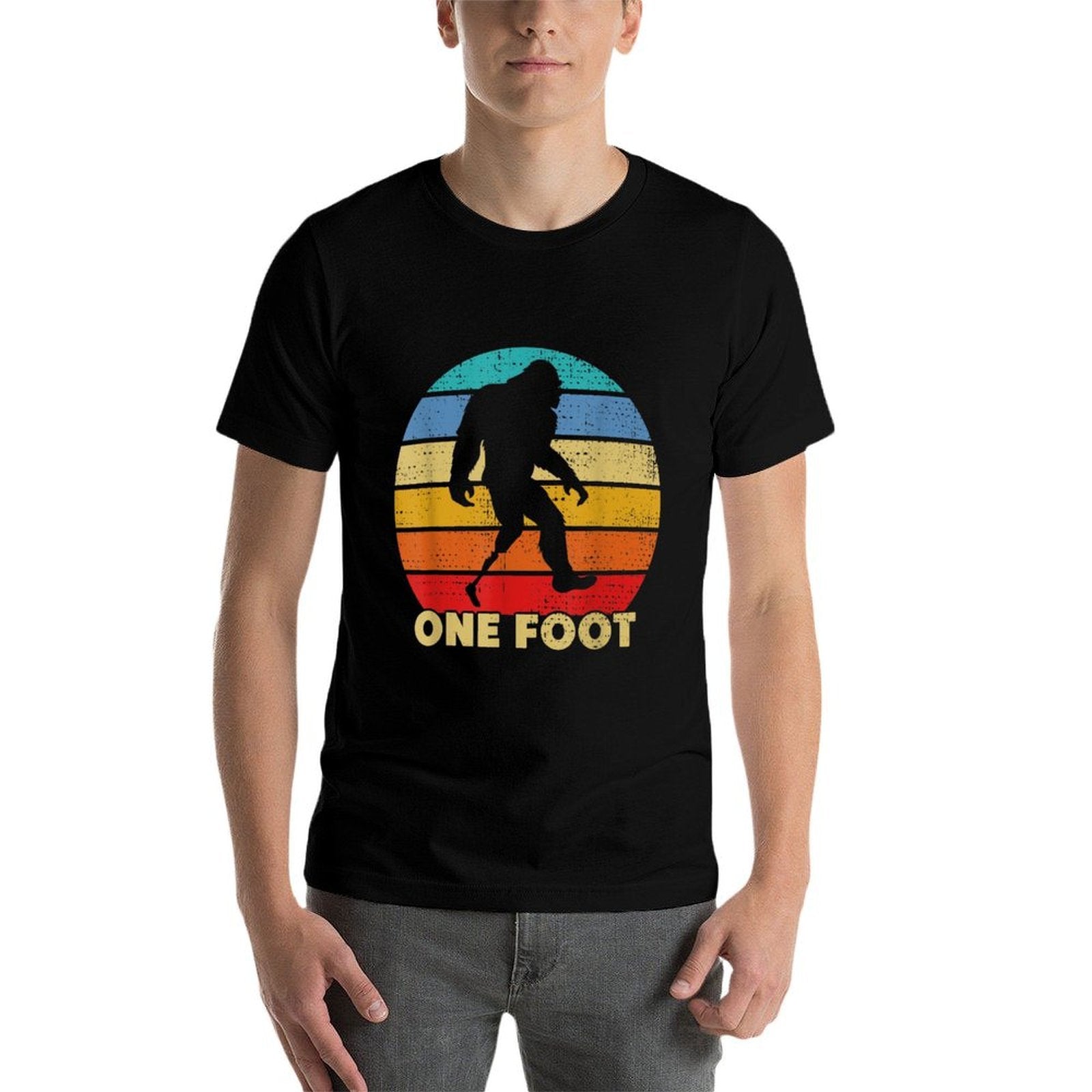 One Foot Bigfoot Prosthetics Amputated Disability  Relaxed-fit T-Shirt