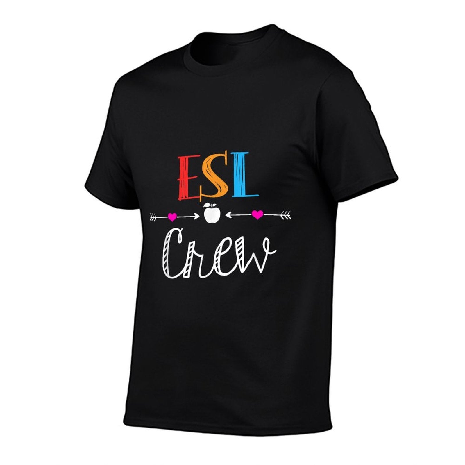 Esl Teacher Crew Funny First Day Of School Gifts for Men Women Girls Kids  High-quality Stitching T-Shirt