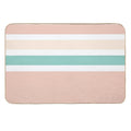 Sunlight in The Beach Stripes  Multi-Purpose Bath Mat