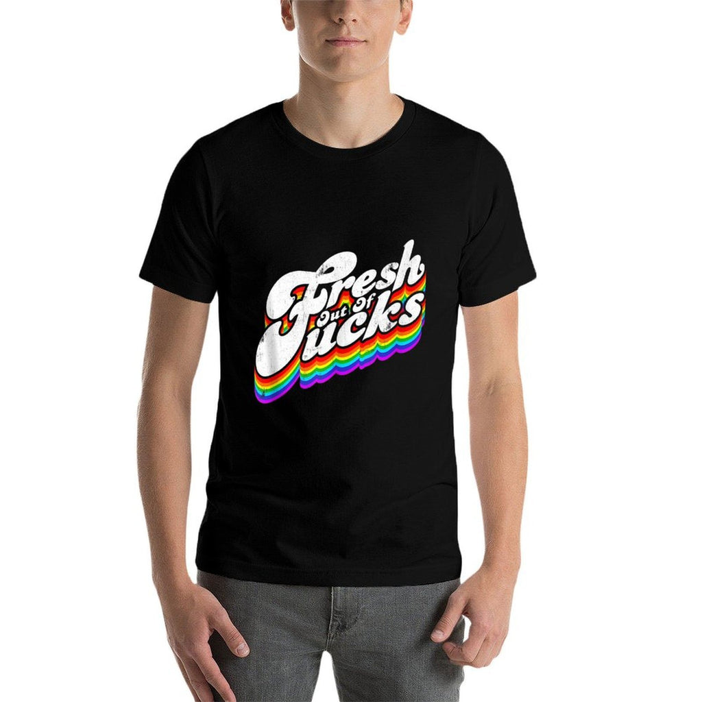 Fresh Out Of Fucks Funny Sarcasm Fresh Out Of Fucks  Vintage-inspired T-Shirt