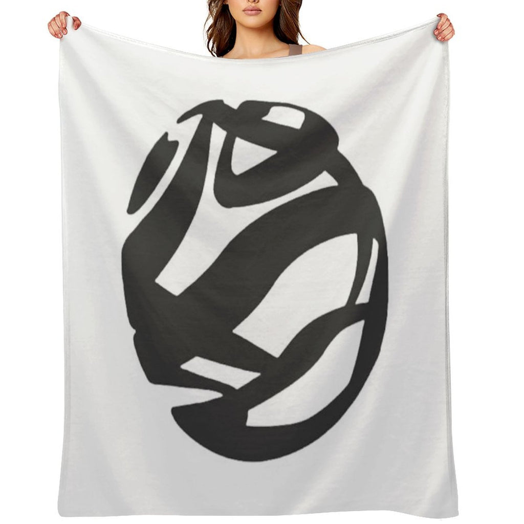 TravelOAZ Monochromatic Pantone Big Size Icon Anti-pilling Throw Blanket