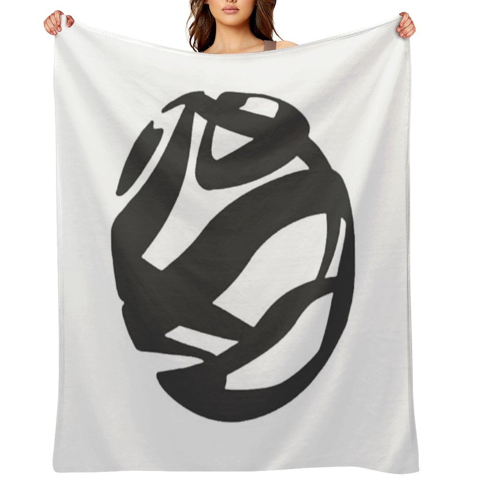 TravelOAZ Monochromatic Pantone Big Size Icon Anti-pilling Throw Blanket
