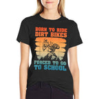 Funny Dirt Bike Art For Boys Girls Motocross Dirt Bike Rider  Breathable T-Shirt