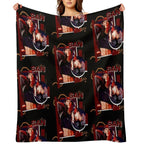 ATEEZ SAN  FIREWORKS Plush Throw Blanket