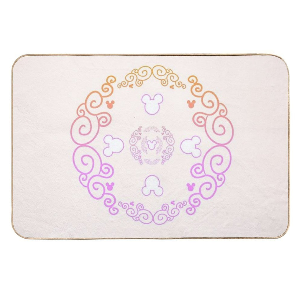 Mickey Mandala  Odorless Bath Mat